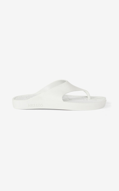 Kenzo Women K-beach Flip-flops White